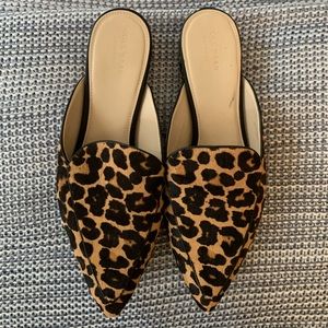 Cole Haan leopard print mules